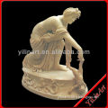 White marble greek woman statue for sale